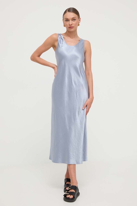 Šaty Max Mara Leisure látka modrá 2416221078600