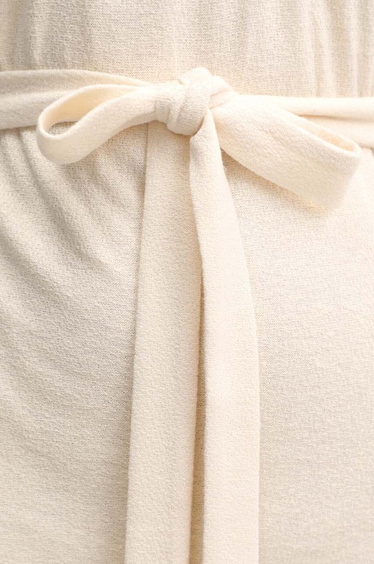 Max Mara Leisure sukienka lniana 2416621078600 beżowy