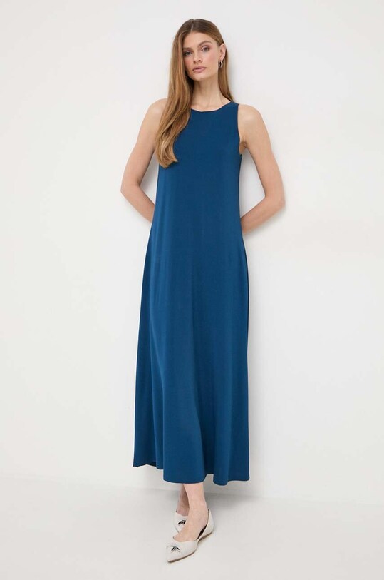 Max Mara Leisure sukienka z elastanem turkusowy 2416621128600