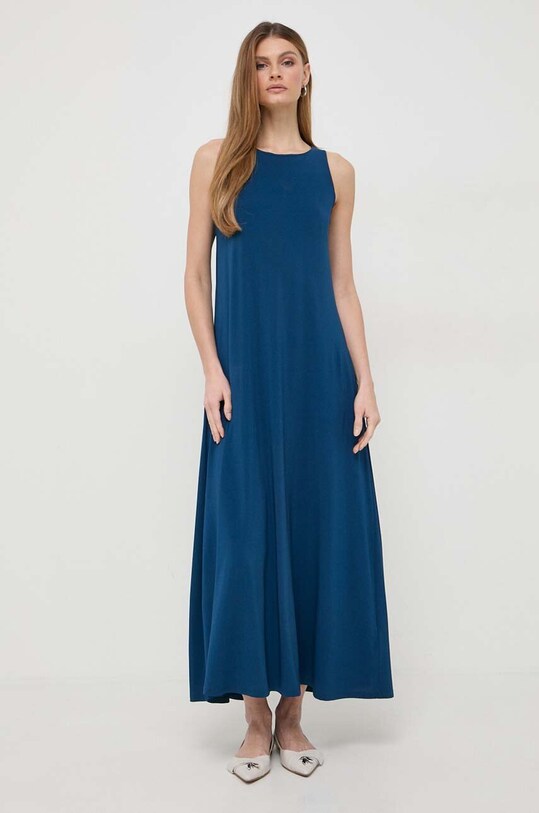 Max Mara Leisure sukienka 2416621128600 turkusowy SS24