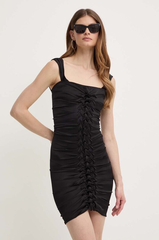 Платье Patrizia Pepe mini чёрный 2A2680.A644