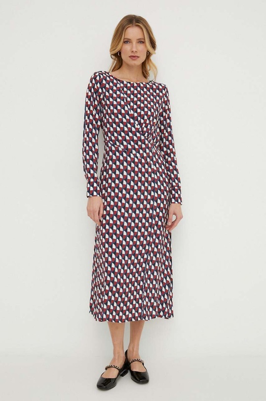 Sisley rochie midi multicolor 4UVWLV05F