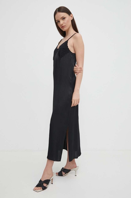 Sisley rochie negru 4UOSLV05T