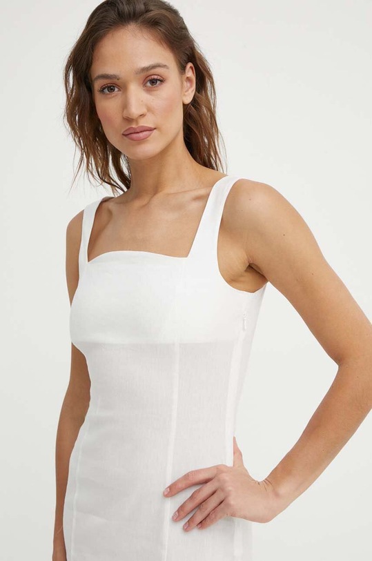 Sisley rochie din in 4YNELV05Q bej
