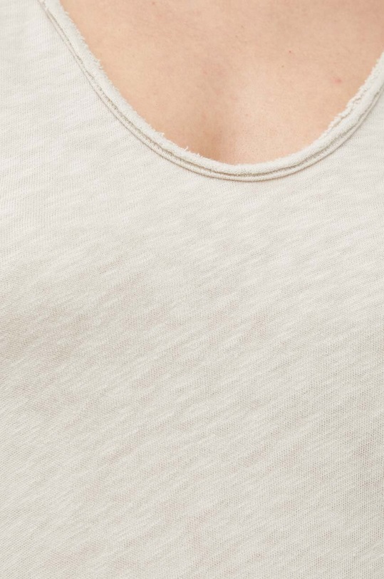 American Vintage rochie din bumbac SON14AGE24 bej