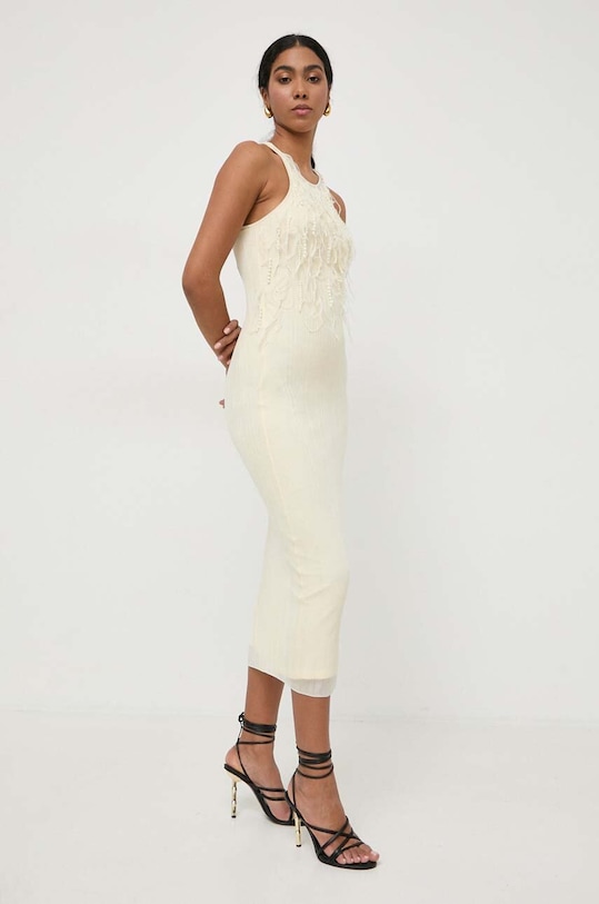 Patrizia Pepe ruha vállas sárga 2A2735.K186