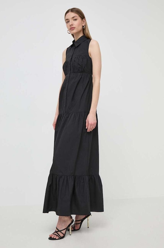 Patrizia Pepe rochie din bumbac 2A2794.A9B9 negru AA00
