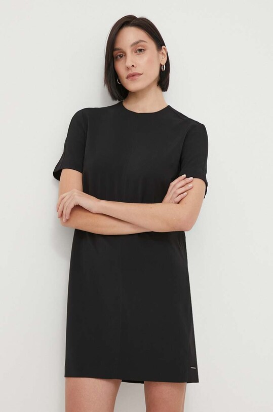 Calvin Klein sukienka z elastanem czarny K20K206653