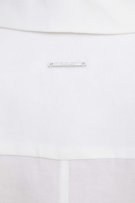 Šaty s příměsí lnu Calvin Klein K20K206697