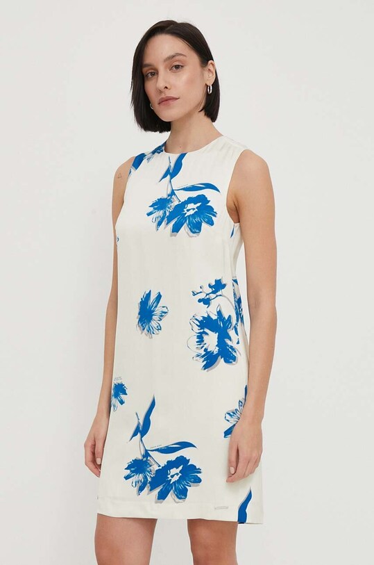 Calvin Klein ruha ujjatlan sárga K20K207038