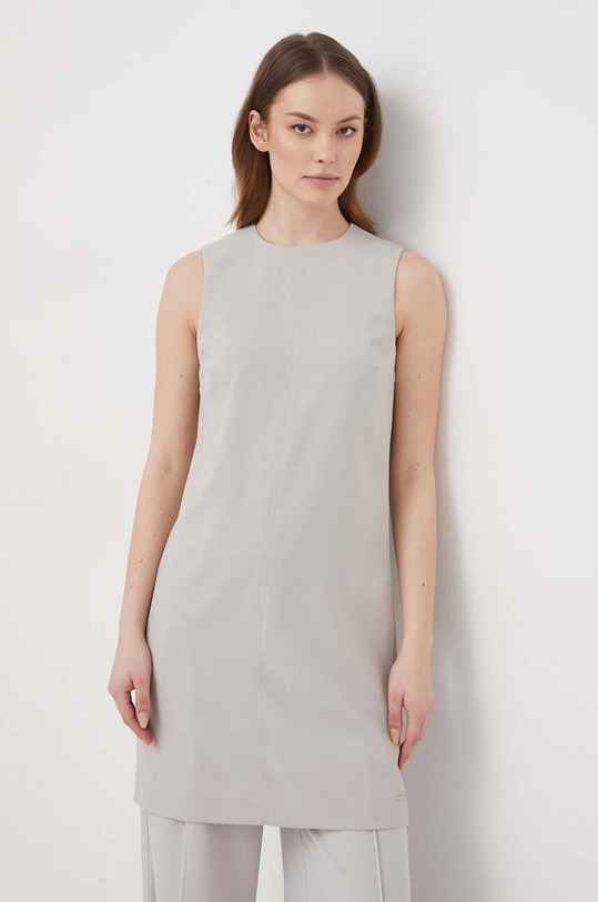 Calvin Klein sukienka K20K207257 szary SS24