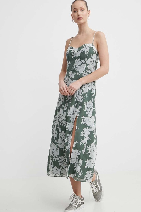 Šaty Abercrombie & Fitch KI159.4007.339 zelená SS24