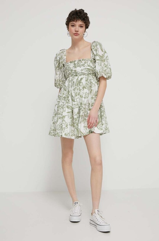 Abercrombie & Fitch rochie KI159.4057.315 verde SS24