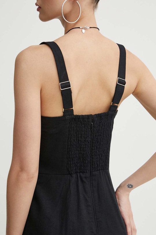 Abercrombie & Fitch sukienka lniana KI159.4068.900 czarny