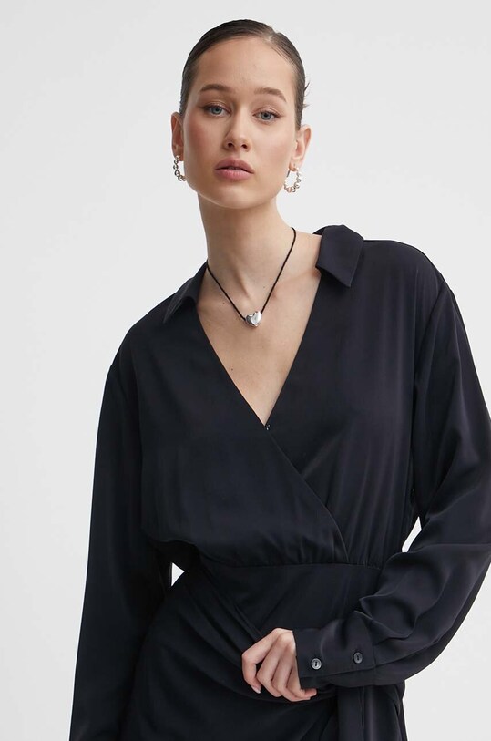 Abercrombie & Fitch sukienka KI159.4076.900 czarny SS24