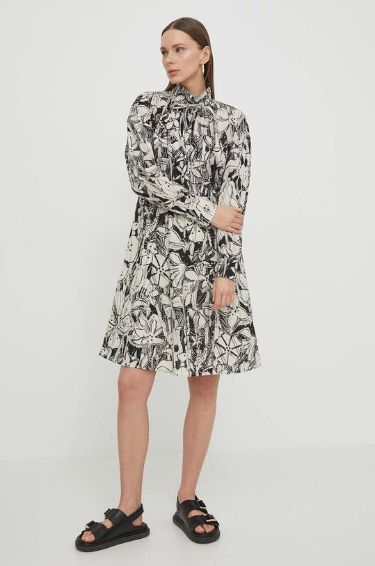 Marc O'Polo sukienka bawełniana 403119321345 multicolor SS24