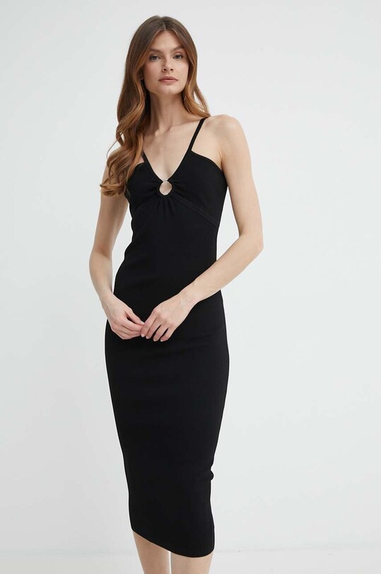 MICHAEL Michael Kors rochie MS4822X33D negru SS24