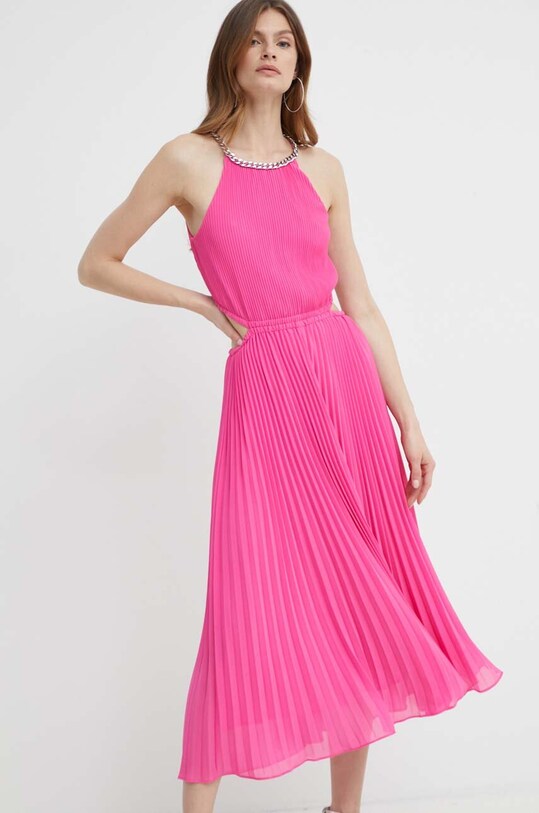 Šaty MICHAEL Michael Kors MS481E77R3 fialová SS24