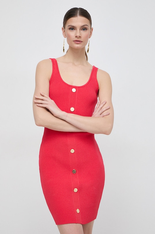 MICHAEL Michael Kors sukienka z elastanem czerwony MR4825F33D