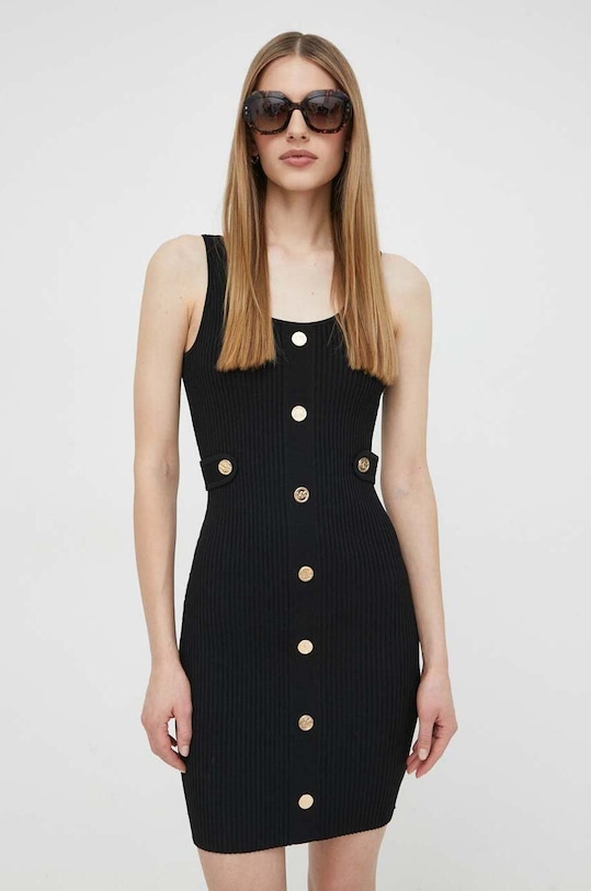 MICHAEL Michael Kors sukienka z elastanem czarny MR4825F33D