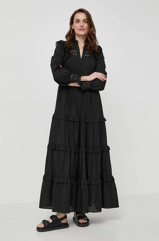 Ivy Oak sukienka IO117619 czarny SS24