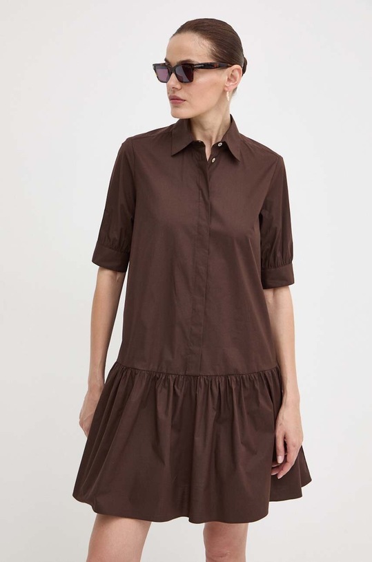 Φόρεμα Marella casual καφέ 2413221402200