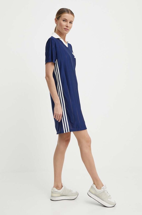 Платье adidas Originals casual тёмно-синий IR7467