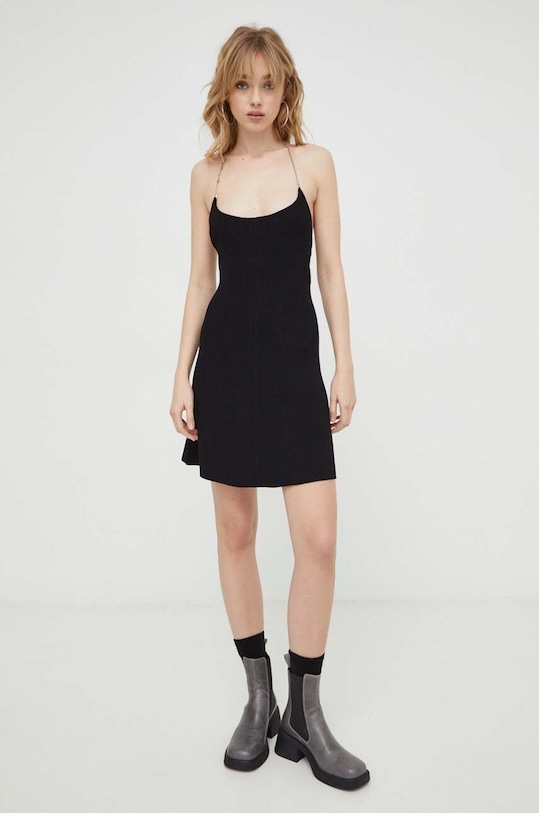 Φόρεμα Diesel A12402.0DLAX μαύρο SS24