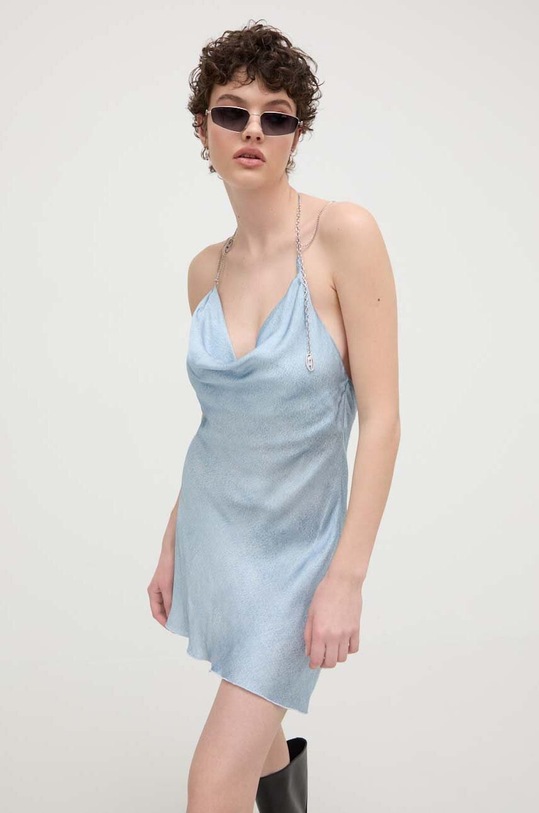 Diesel sukienka D-GLASS casual niebieski A12871.0DQAW