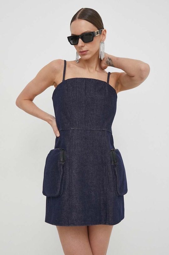 Miss Sixty vestito di jeans mini blu navy 6L1DJ4530000