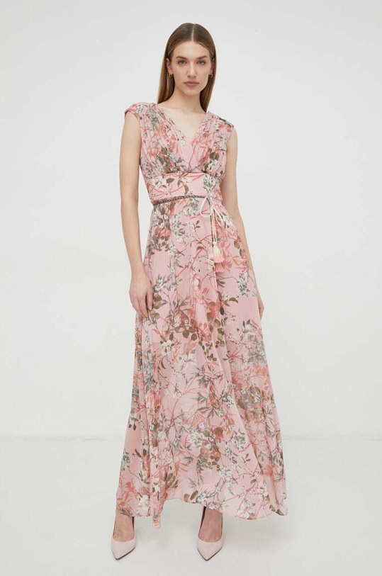 Guess sukienka GILDA W3GK60.WDW82 różowy SS24
