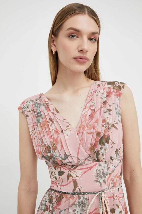 Guess sukienka GILDA W3GK60.WDW82 różowy
