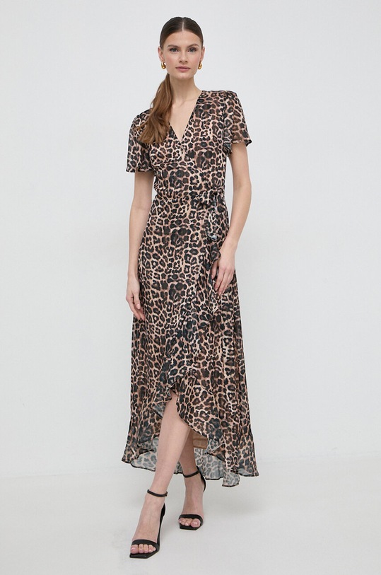 Φόρεμα Guess W4GK38.WG4D2 καφέ SS24