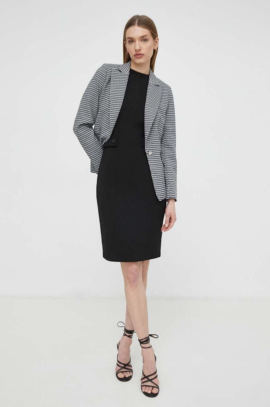 Guess sukienka SCUBA W4GK89.K7UW2 czarny