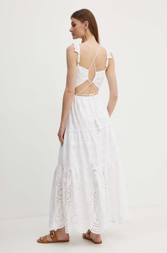 Îmbrăcăminte Guess rochie din bumbac PALMA W4GK46.WG571 alb