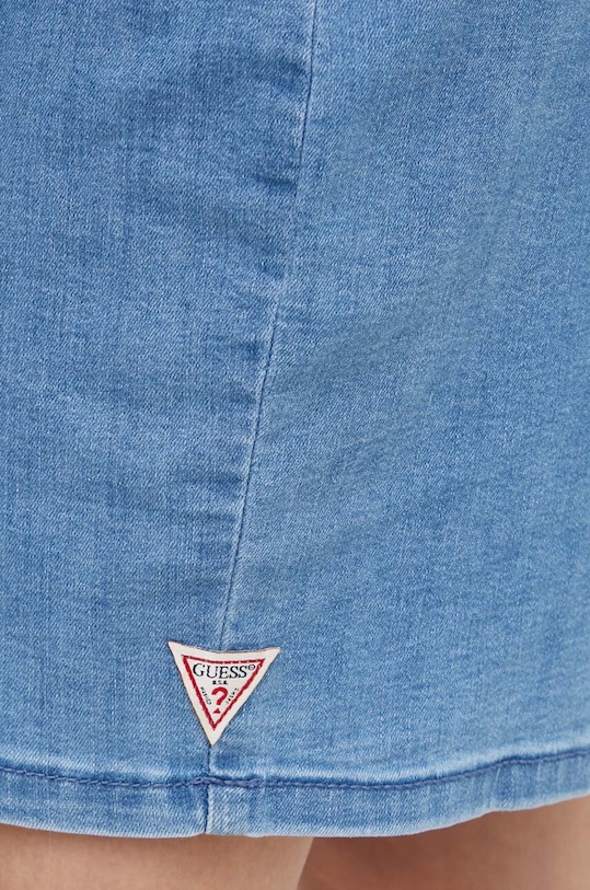 Guess rochie din denim RON W4GK96.D5CJ1 albastru