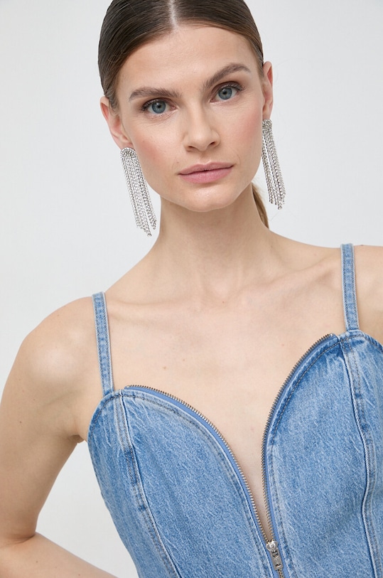 Jeans obleka Guess modra W4GK66.D4K30