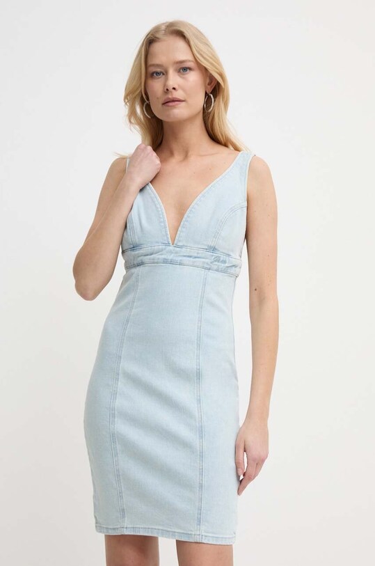 Джинсова сукня Guess AIDA casual блакитний W4GK63.D4LT0