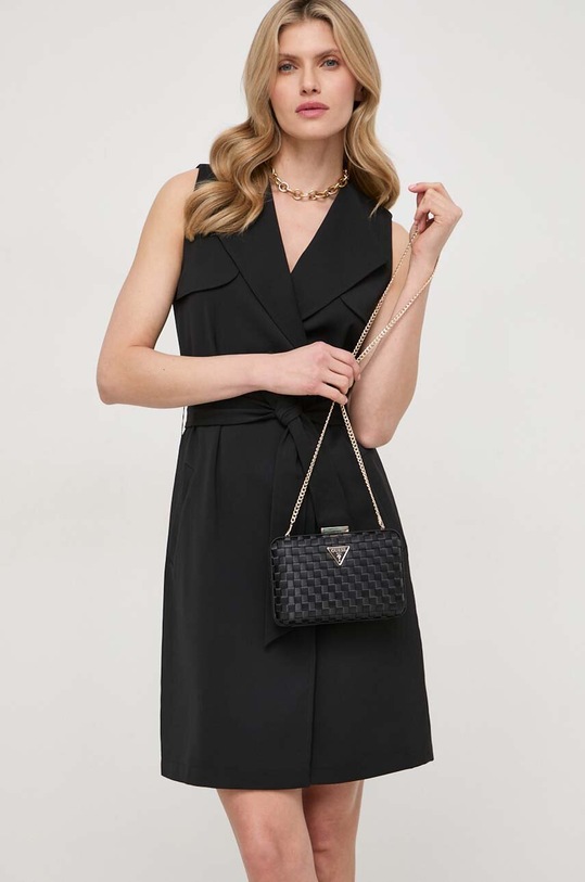 Guess sukienka EVERLY czarny W4GK1D.WGDA0
