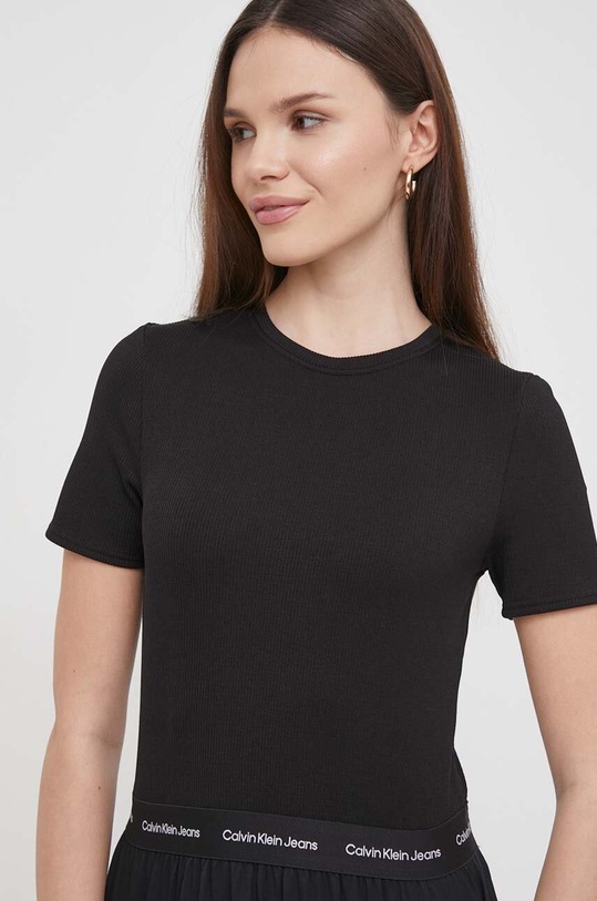 Φόρεμα Calvin Klein Jeans μαύρο J20J223066