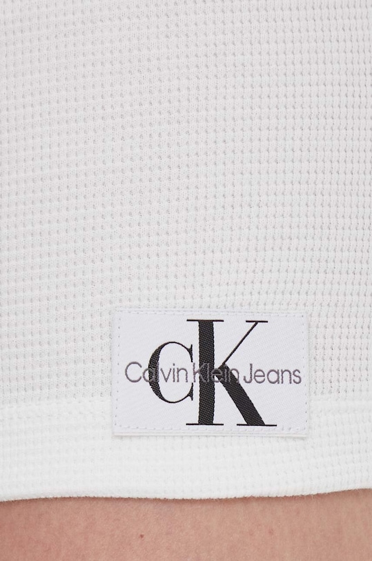 Calvin Klein Jeans sukienka bawełniana J20J223416 biały
