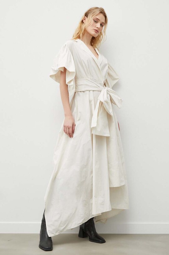 Šaty MMC STUDIO ILO.DRESS béžová SS24