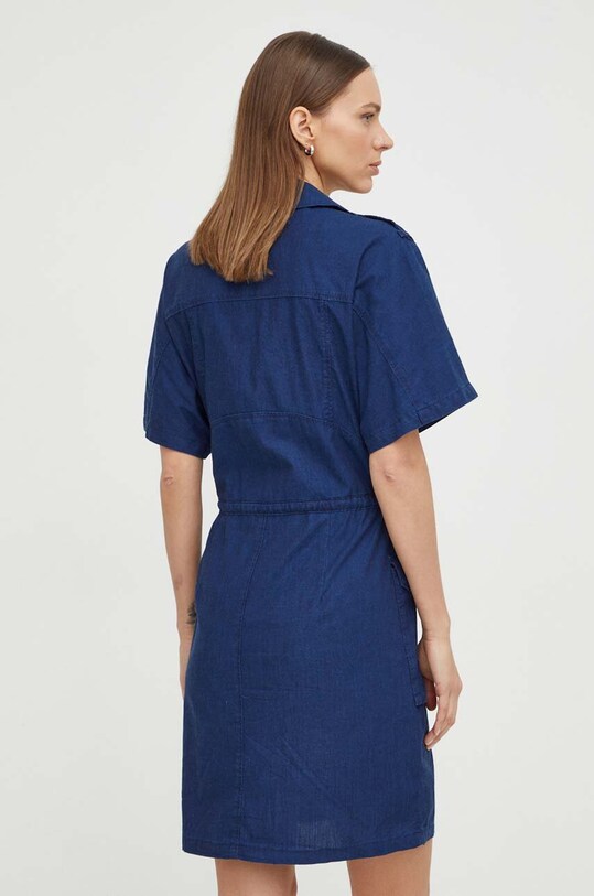 Oblečenie Bavlnené šaty G-Star Raw D24348.D309 tmavomodrá