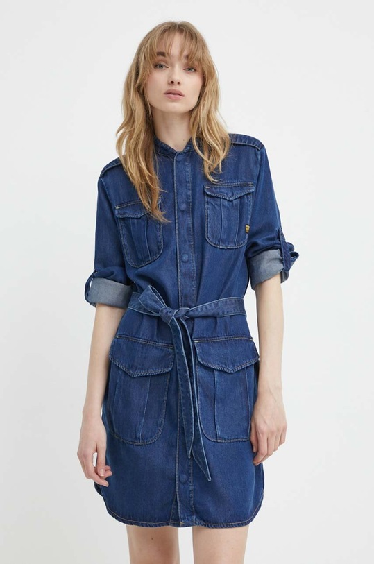 G-Star rochie mini bleumarin D24350.D548