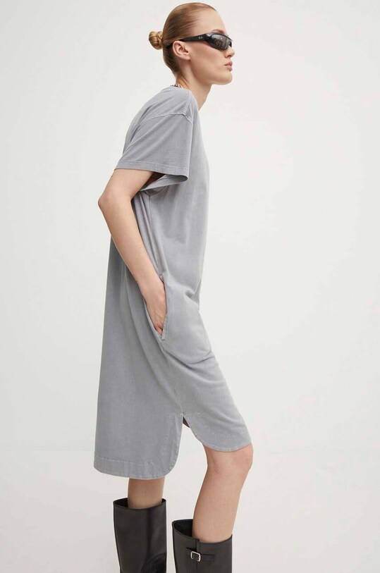 G-Star rochie din bumbac gri D24483.D610