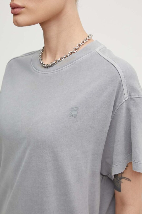 Bavlnené šaty G-Star D24483.D610 sivá