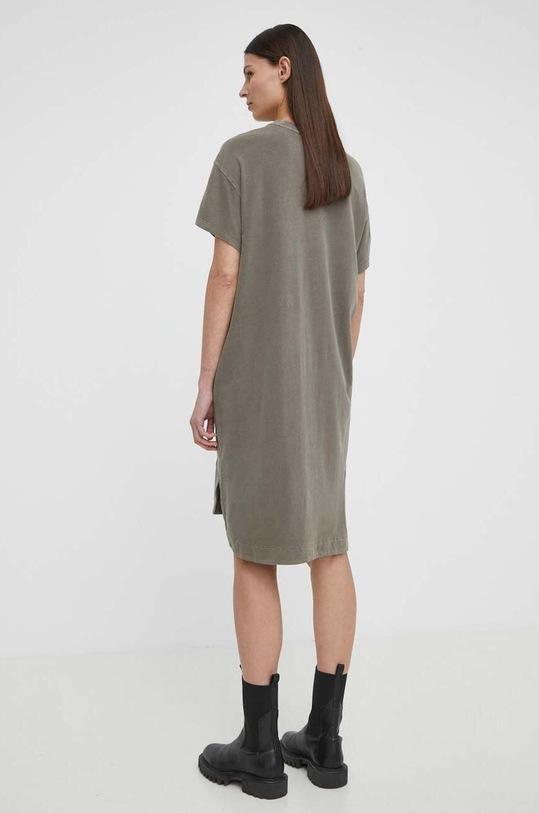 Ρούχα Βαμβακερό φόρεμα G-Star D24483.D610 καφέ