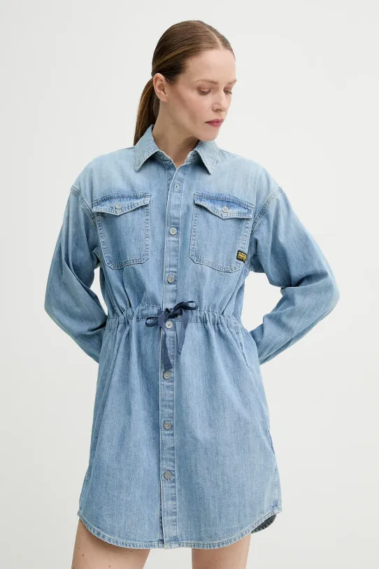 Джинсова сукня G-Star Raw D24353.D252 блакитний SS25