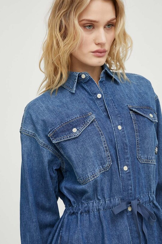 G-Star rochie din denim albastru D24353.D252