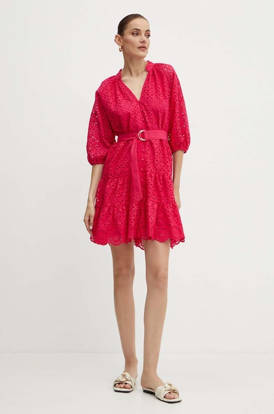 Morgan pamut ruha RFLAM RFLAM.FRESIA rózsaszín SS24